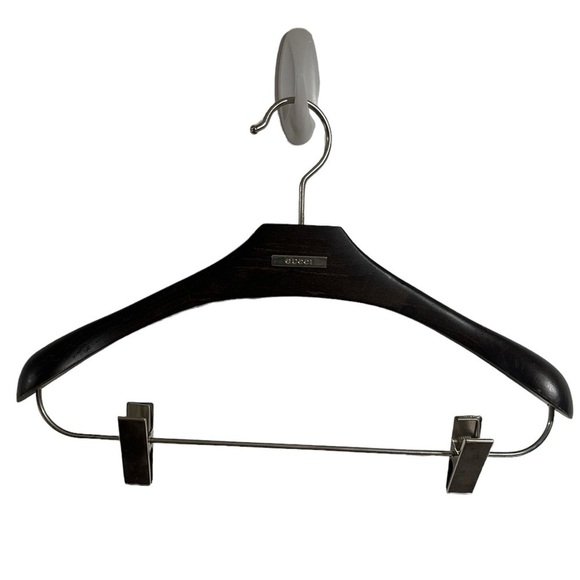 Gucci wooden hanger coat pants suit jacket‎ heavy duty - Picture 1 of 6